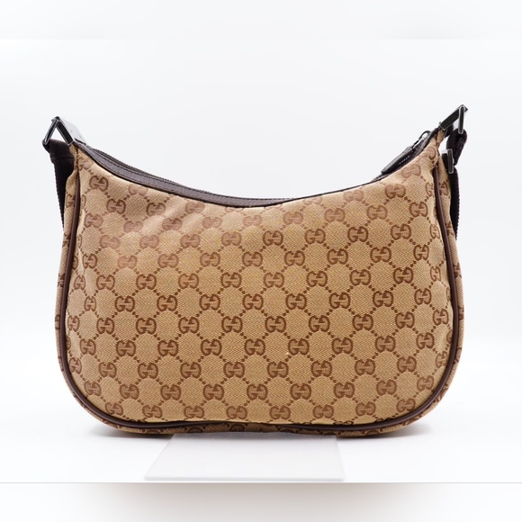 ❌️❌️SOLD❌️❌️AO47❤️ GUCCI  GG Monogram HalfMoon Crossbody bag - Picture 7 of 15